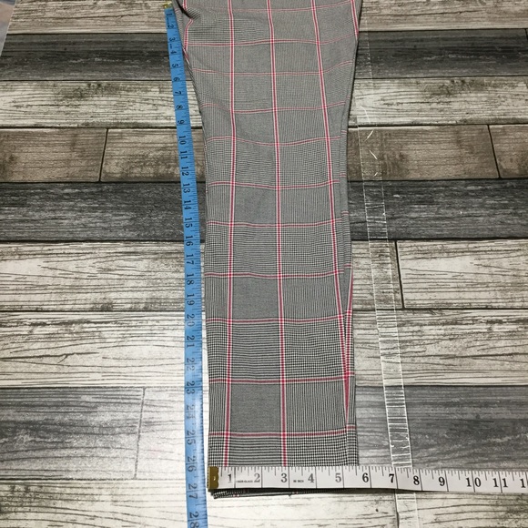 Gap Signature Skinny Ankle Plaid Pants Women’s 6 (Inseam 27) Stretch Mid Rise - Picture 2 of 11